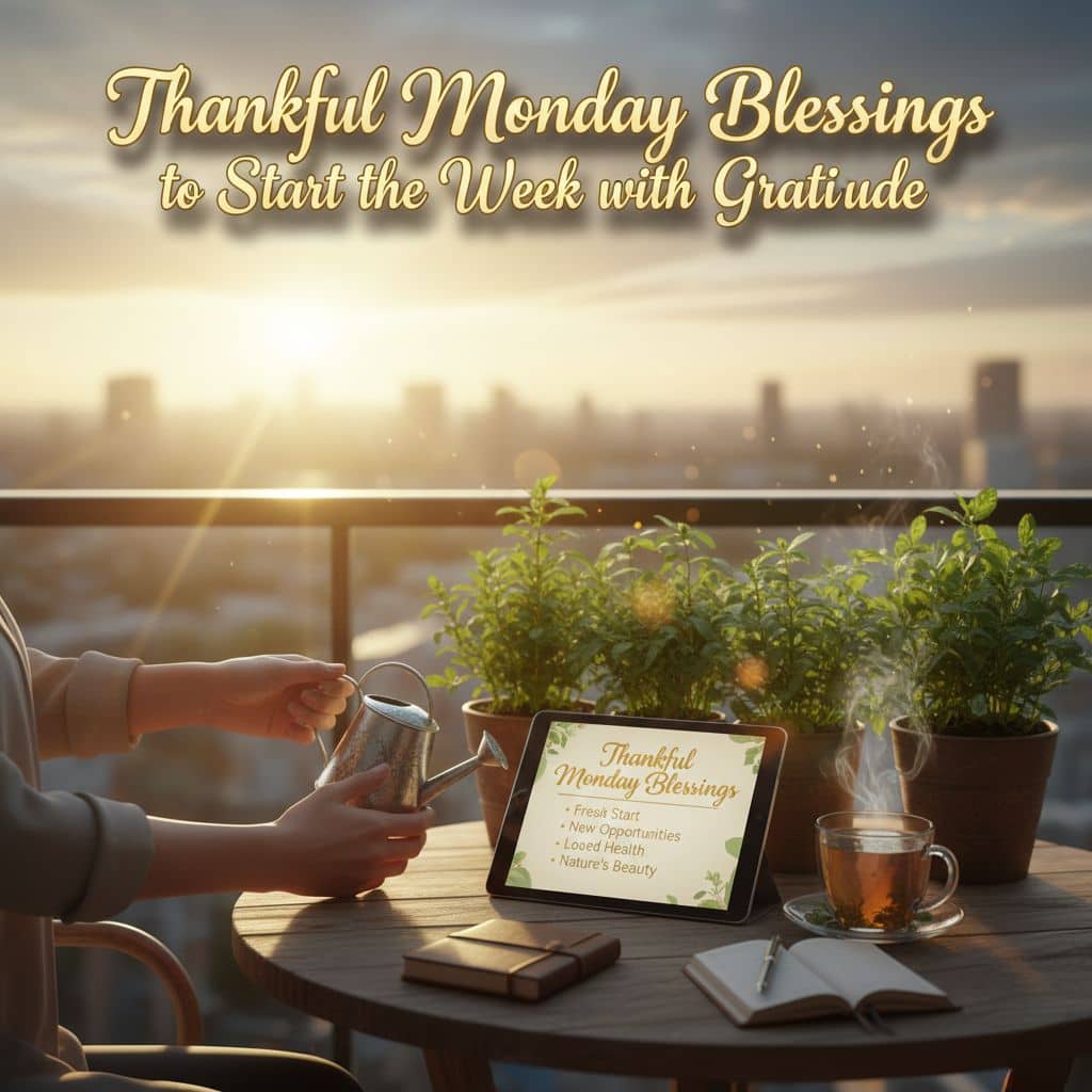 Thankful Monday Blessings to Start the Week with Gratitude