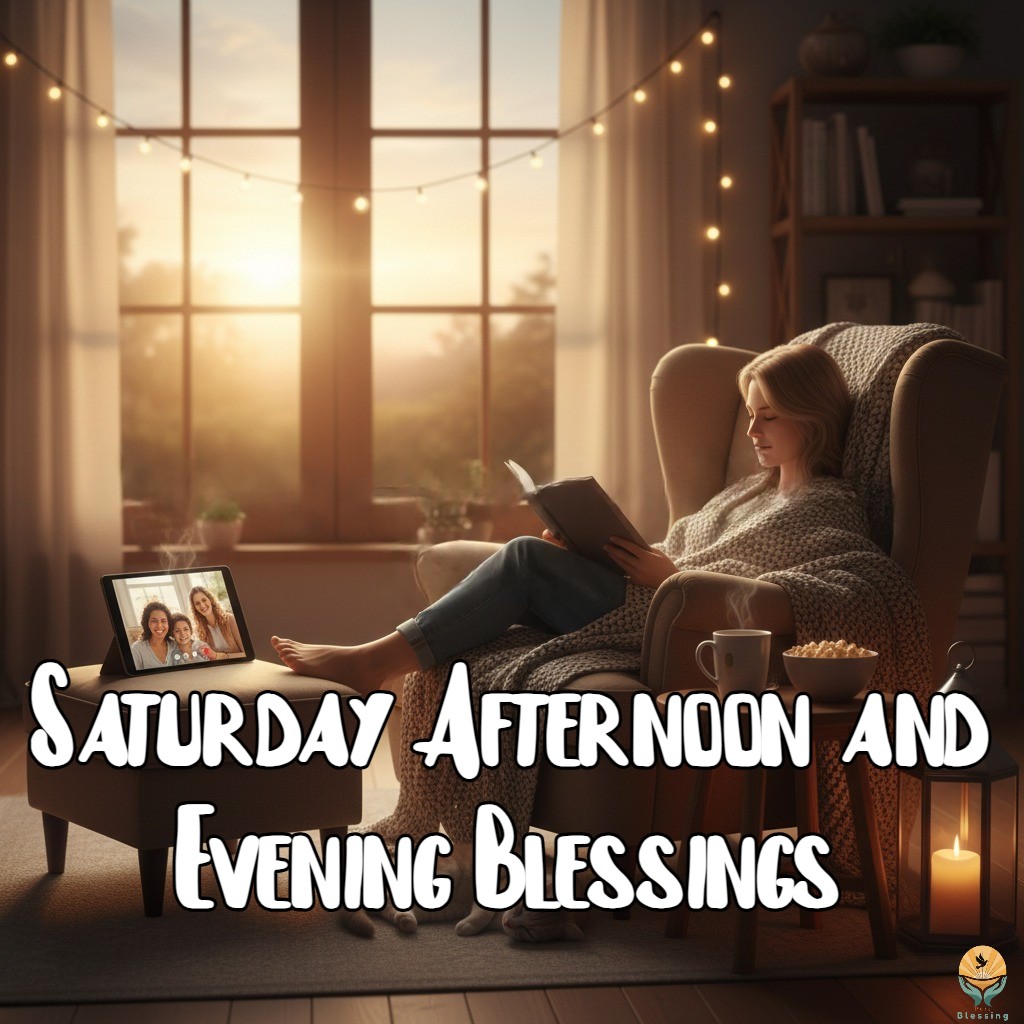 Saturday Afternoon and Evening Blessings
