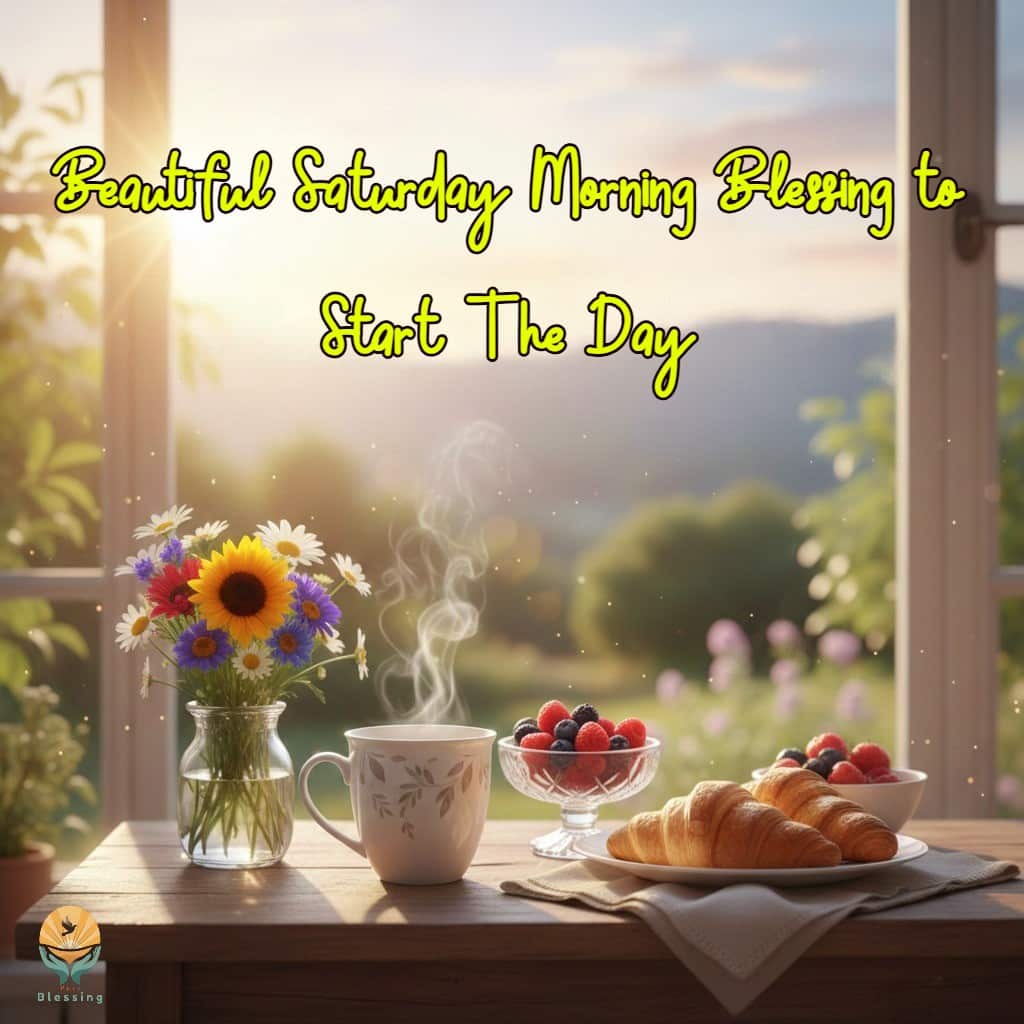 Beautiful Saturday Morning Blessings to Start the Day