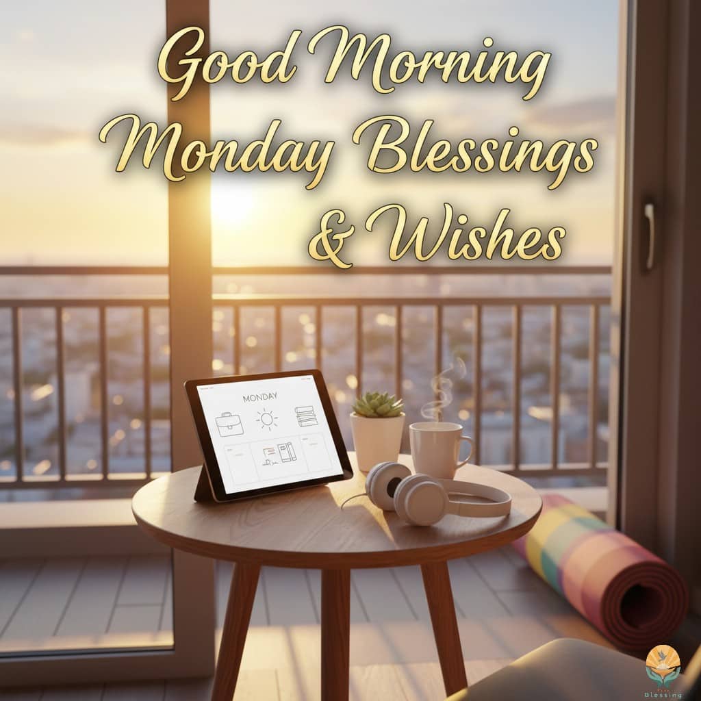 Good Morning Monday Blessings & Wishes
