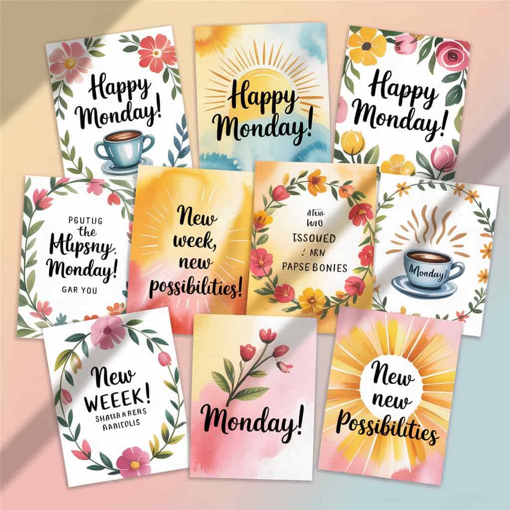 Monday Images, Greetings & Blessing Cards (Free to Share)