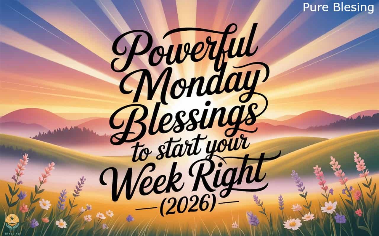 Powerful Monday Blessings to Start Your Week Right (2026)