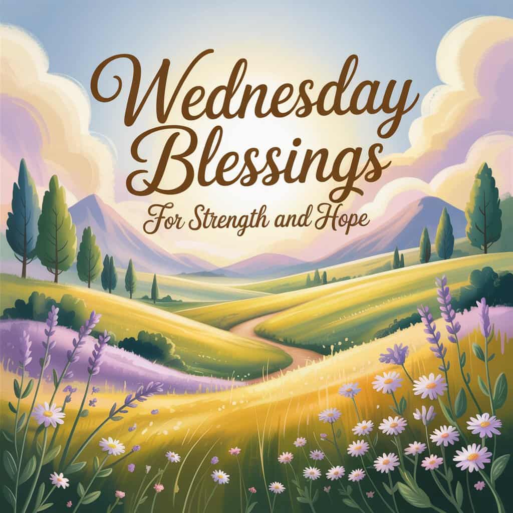 Uplifting Wednesday Blessings for Strength and Hope