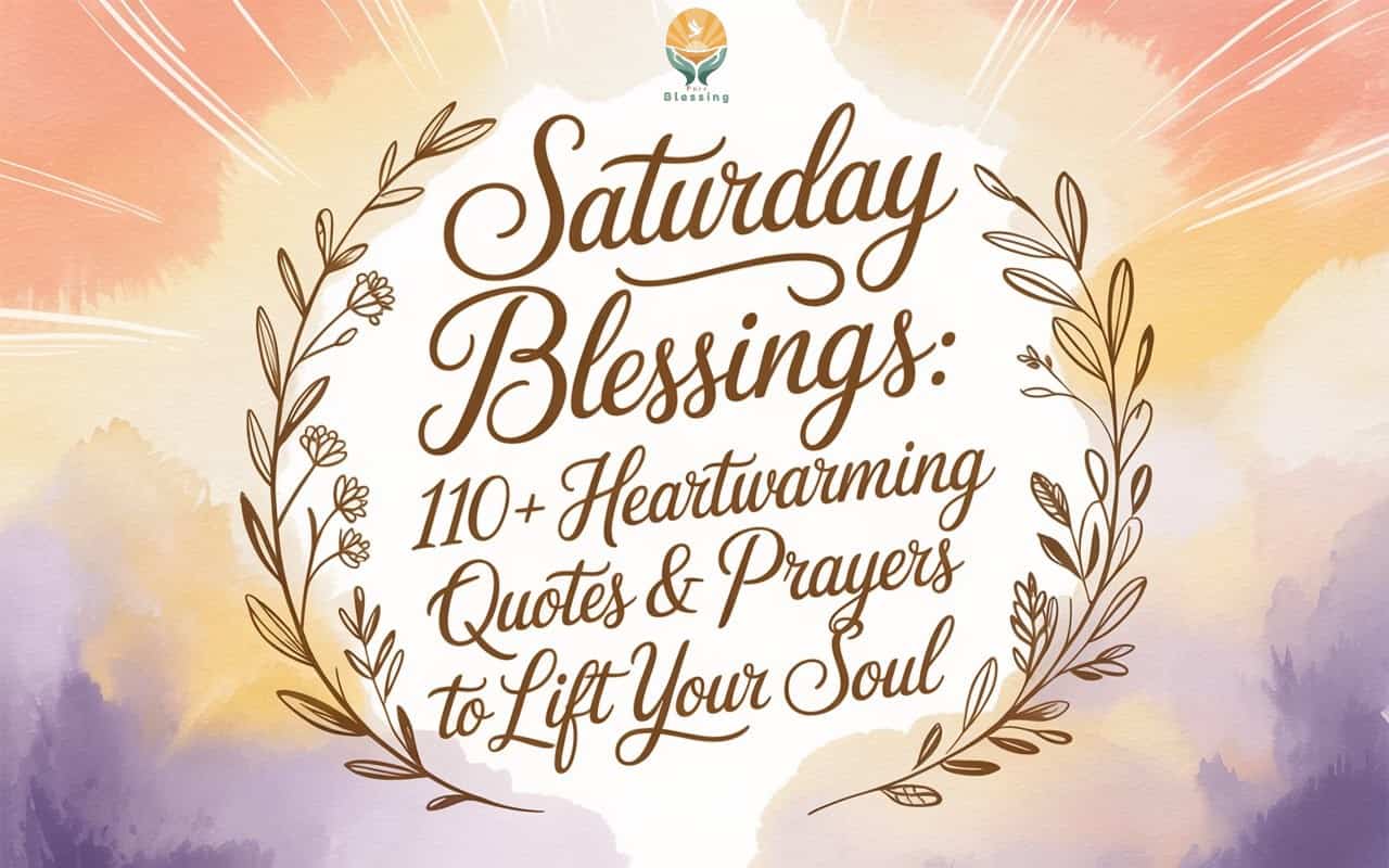 Saturday Blessings: 110+ Heartwarming Quotes & Prayers to Lift Your Soul