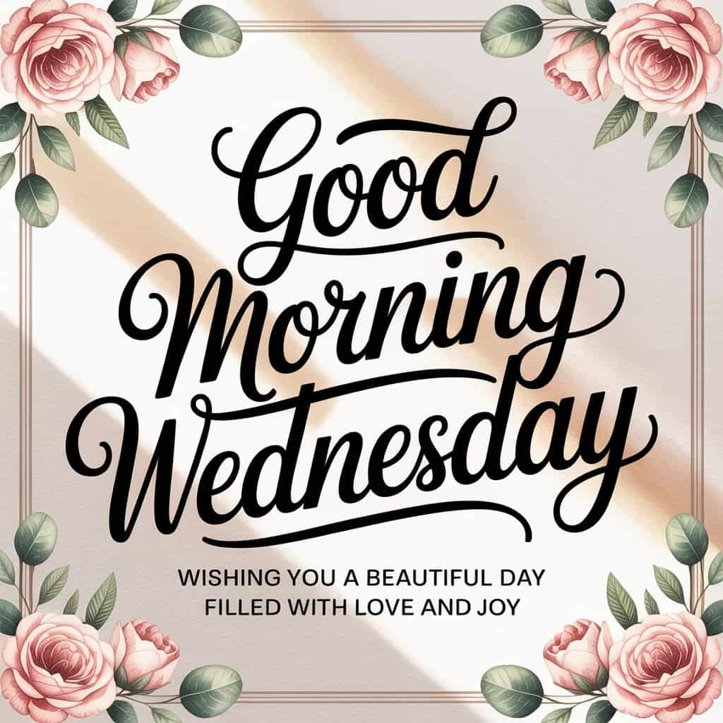 Sweet Good Morning Wednesday Messages for Loved Ones