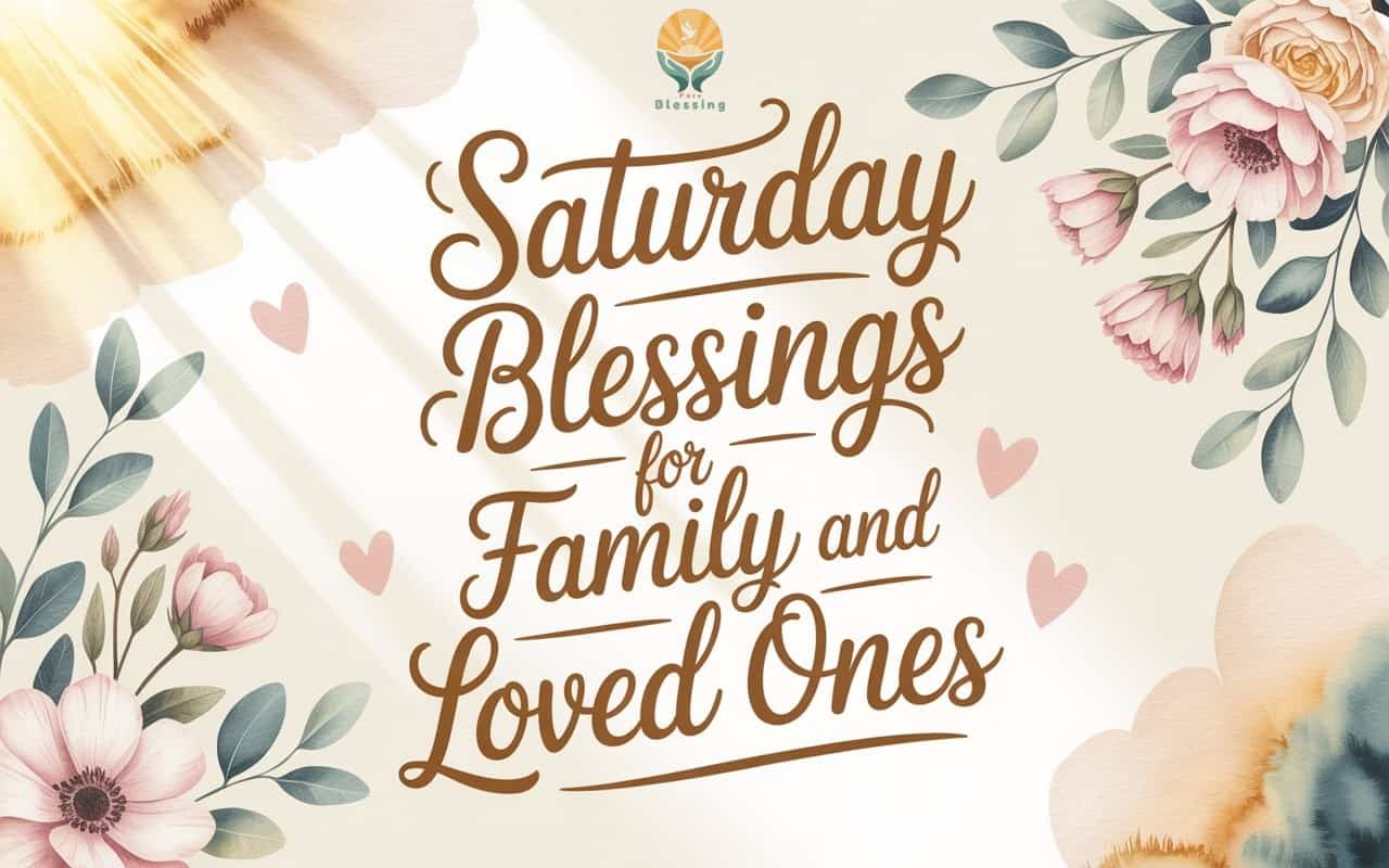 Saturday Blessings for Family and Loved Ones