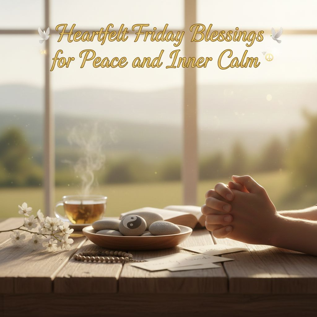 Heartfelt Friday Blessings for Peace and Inner Calm