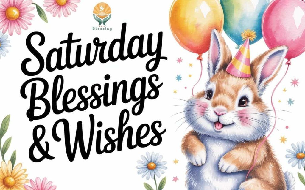 Cute Saturday Blessings and Wishes 