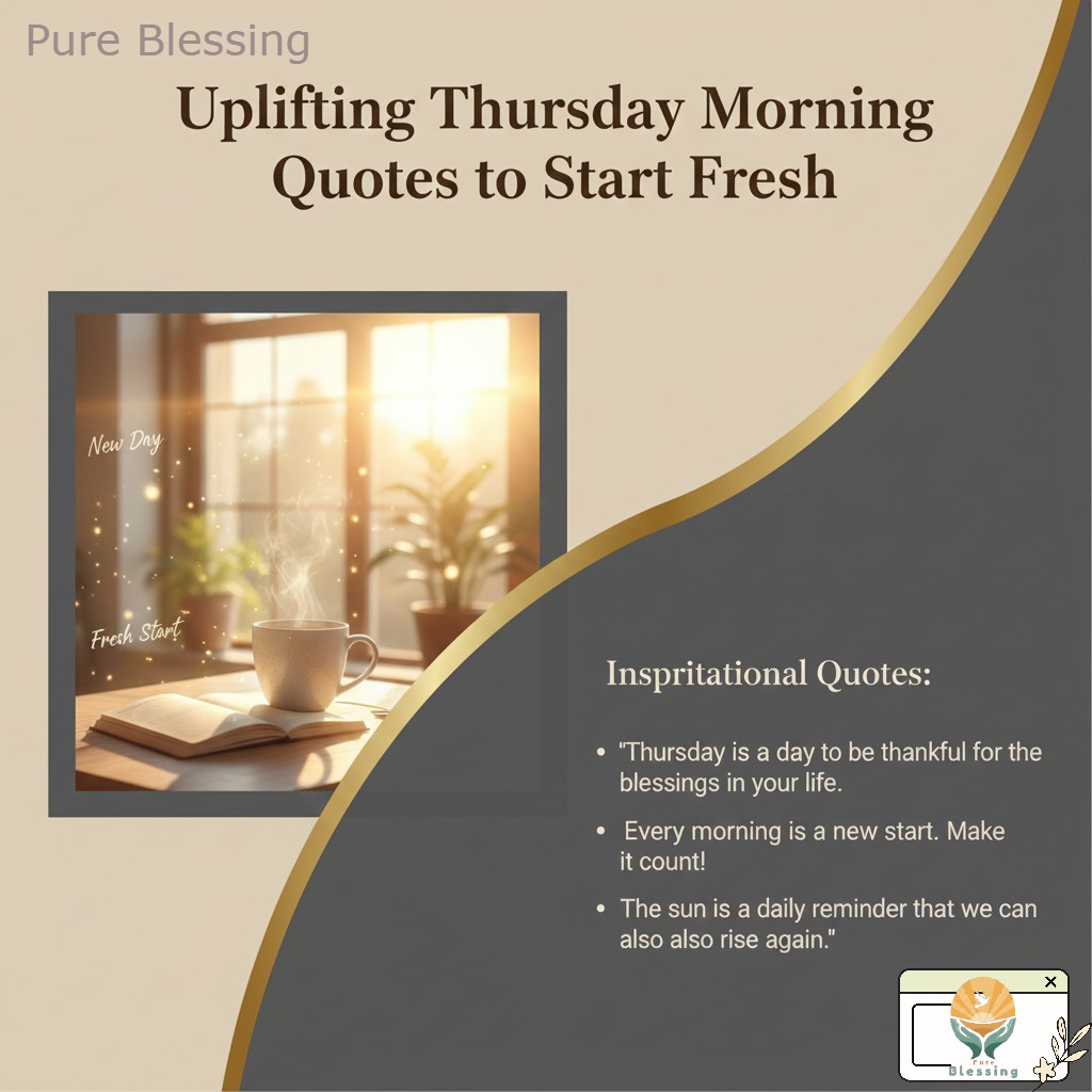 Uplifting Thursday Morning Quotes to Start Fresh