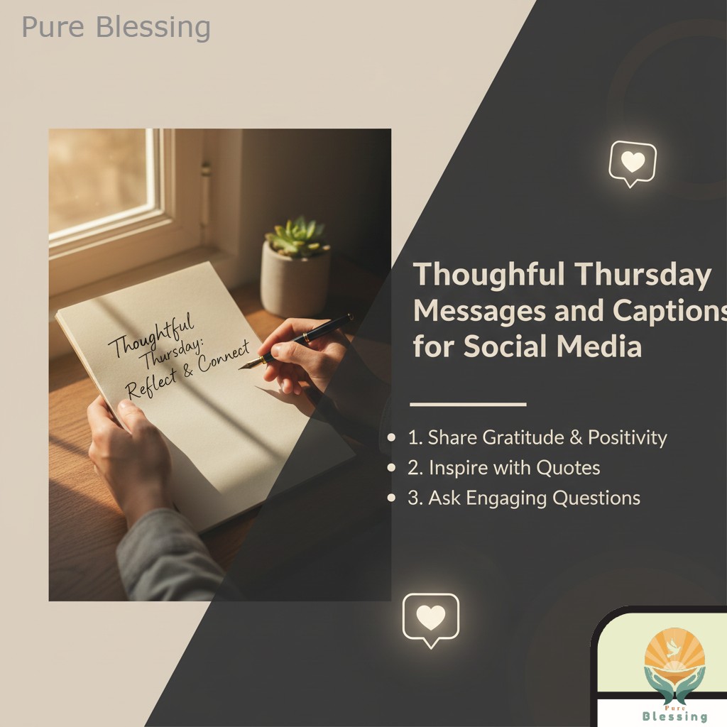 Thoughtful Thursday Messages and Captions for Social Media