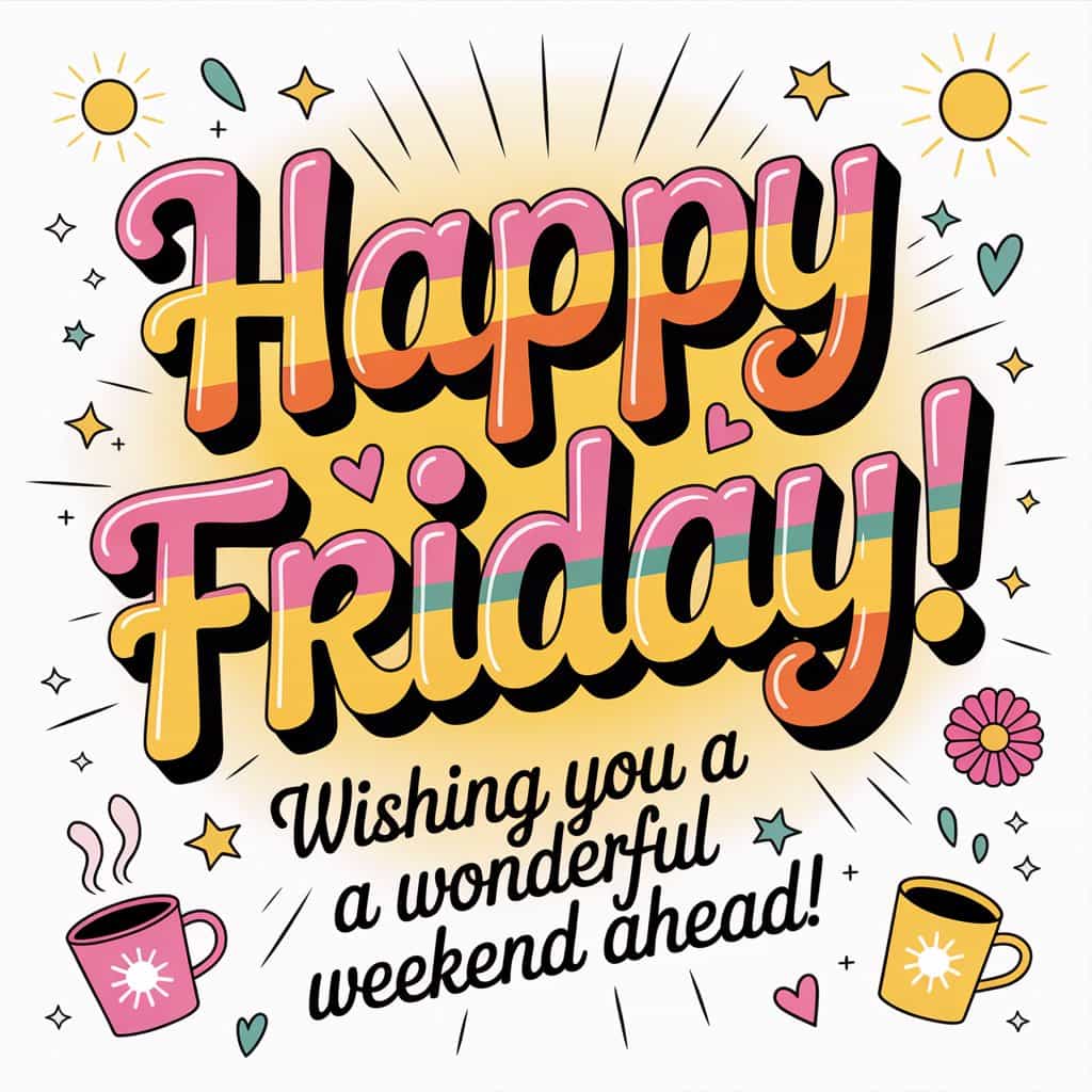 Positive Friday Greetings and Happy Friday Wishes