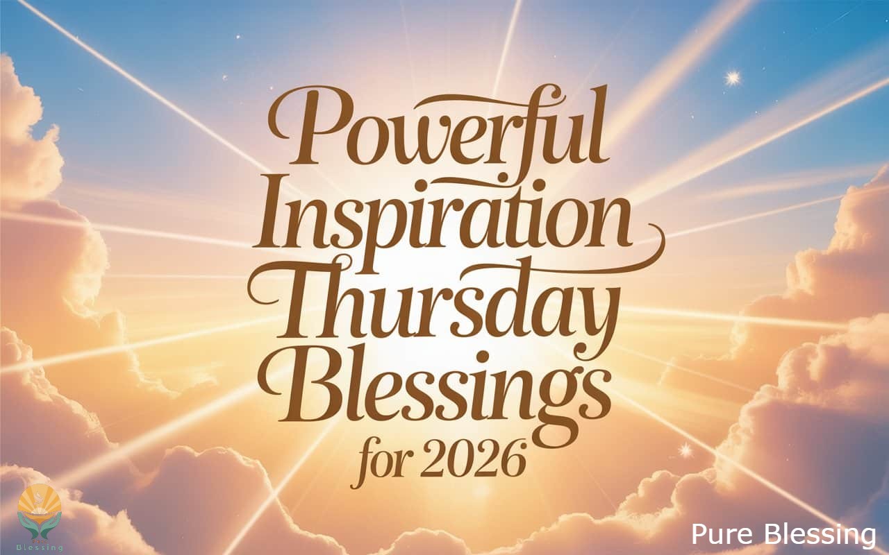 Powerful Inspiration Thursday Blessings for 2026