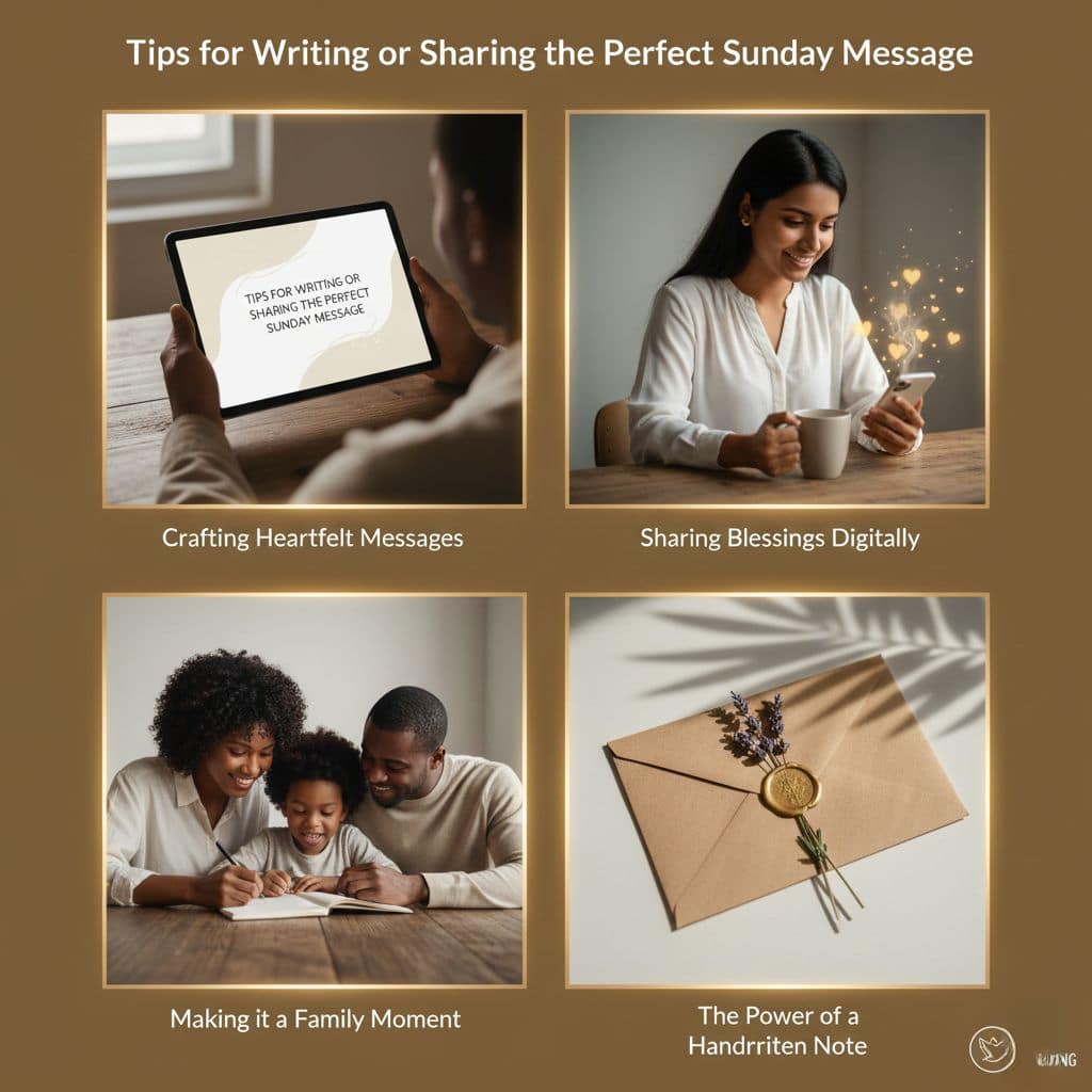 Tips for Writing or Sharing the Perfect Sunday Message