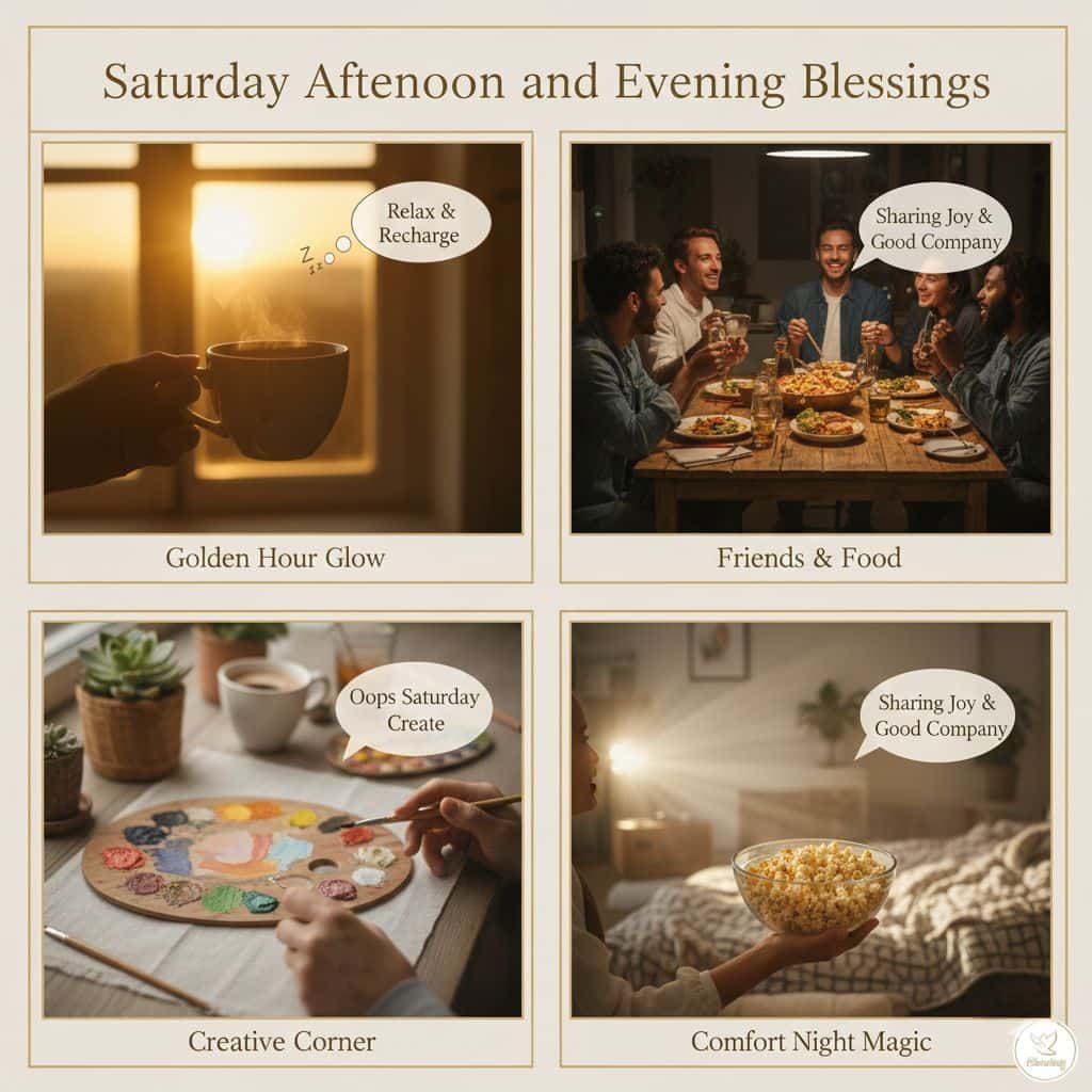 Saturday Afternoon and Evening Blessings