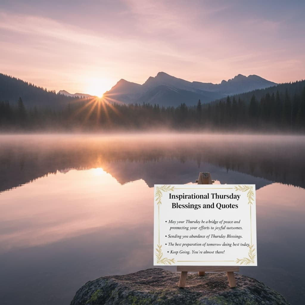 Inspirational Thursday Blessings and Quotes