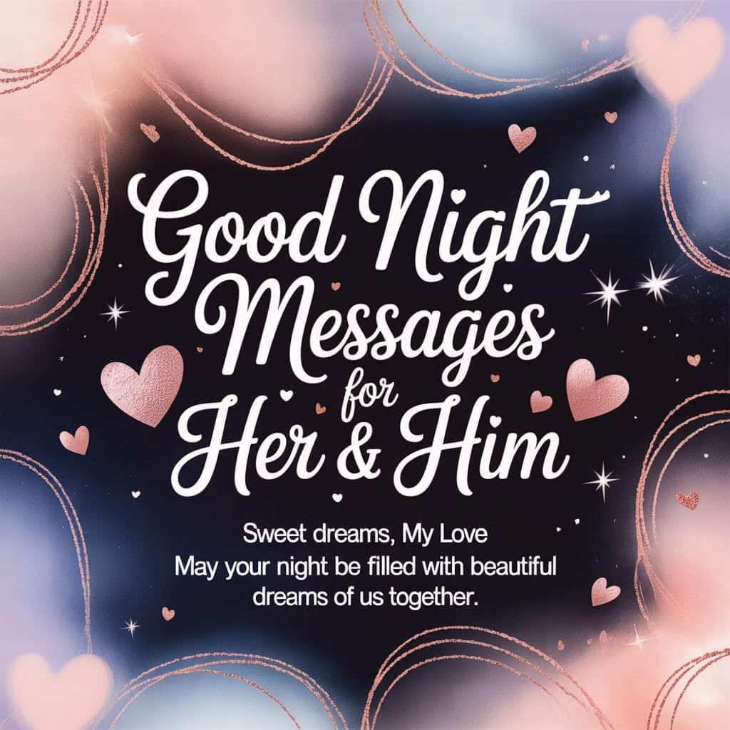 Romantic Good Night Messages for Her & Him