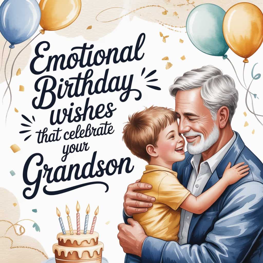 Emotional Birthday Wishes That Celebrate Your Grandson