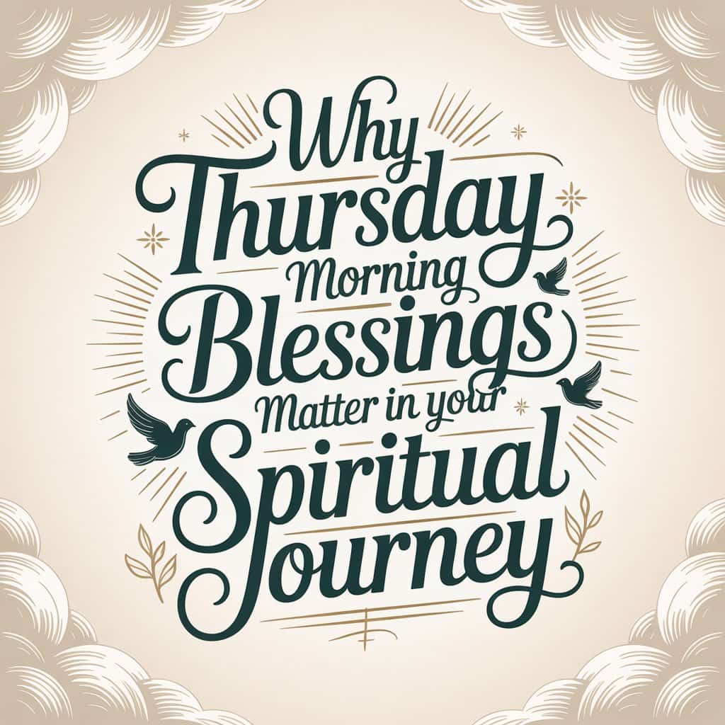 Why Thursday Morning Blessings Matter in Your Spiritual Journey