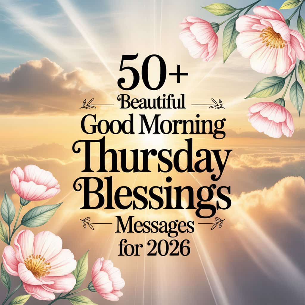 50+ Beautiful Good Morning Thursday Blessings Messages for 2026